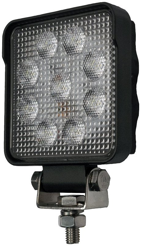 PM Great White Series V910-MV Square Work Light, 13.5/28 V, LED Lamp, White