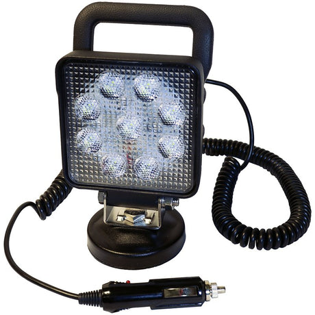 PM Great White Series V910M-MV Square Work Light with Switch, 12/24 V, LED Lamp, White