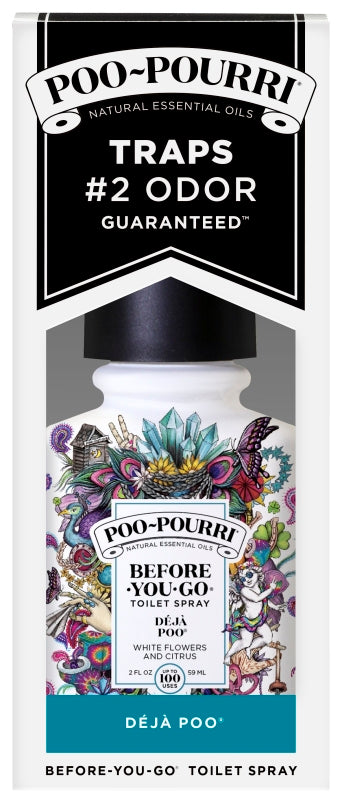 POO-POURRI Before-You-Go DJP-002 Air Freshener Spray, 2 oz Bottle, Deja Poo