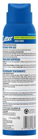 Cutter HG-96701 Insect Repellent, Aerosol, 4 oz