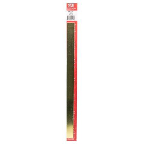 K&S 0.03 in. X 0.75 in. W X 12 in. L Galvanized Brass Plain Metal Strip