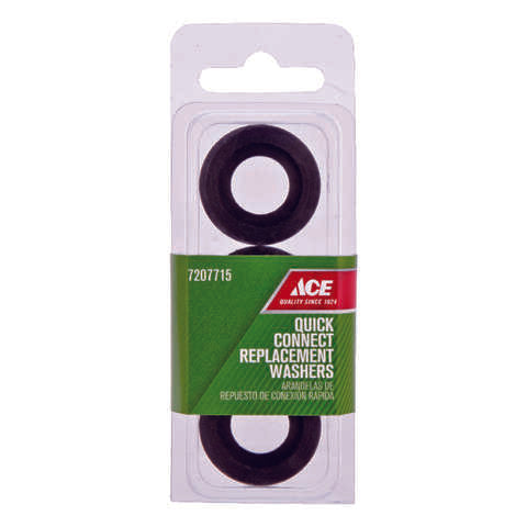 Ace Vinyl Quick Connect Replacement Washers, Pack of 12