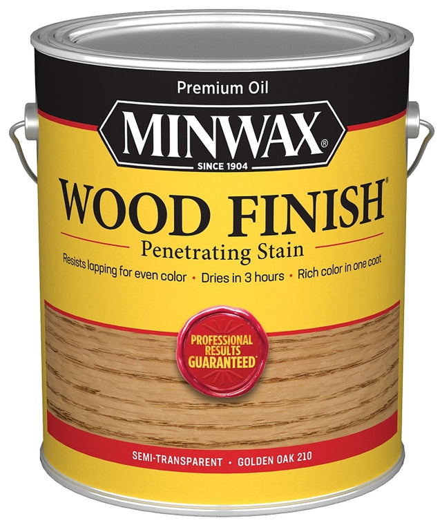 Minwax 710710000 Wood Stain, Oil Base, Golden Oak, Liquid, 1 gal, Pack of 2