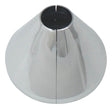 Keeney K857-21 Klip-On Deep Flange, Plastic, Chrome Plated, For: 1/2 in Iron Pipe