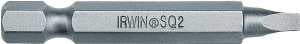 Irwin 3522311C Power Bit, #2 Drive, Square Recess Drive, 1/4 in Shank, Hex Shank, 6 in L, High-Grade S2 Tool Steel