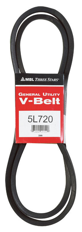 Mitsuboshi FHP General Utility V-Belt 0.63 in. W X 72 in. L For Fractional Horsepower Motors