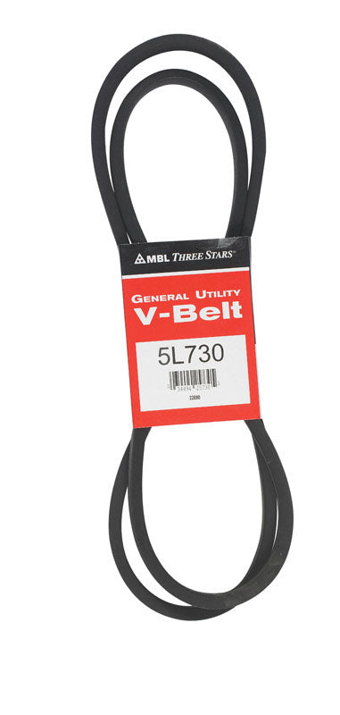 Mitsuboshi FHP General Utility V-Belt 0.63 in. W X 73 in. L For Fractional Horsepower Motors
