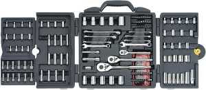 STANLEY 96-011 Mechanic's Tool Set, 170-Piece, Chrome Vanadium, Chrome Vanadium