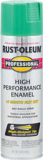 Rust-Oleum 7533838 Professional Safety Spray Paint, Gloss, Safety Green, 15 oz Can