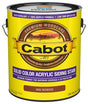 Cabot 140.0000880.007 Solid Stain, Natural Flat, Redwood, Liquid, 1 gal, Can, Pack of 4