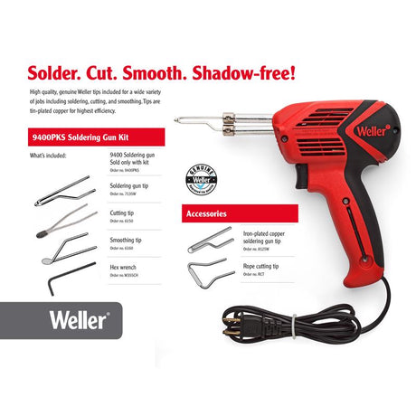 Weller Corded Soldering Gun Kit 140 W 1 pk
