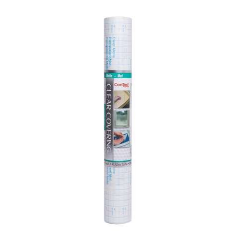 Con-Tact Creative Covering 50 ft. L X 18 in. W Clear Self-Adhesive Shelf Liner, Pack of 6