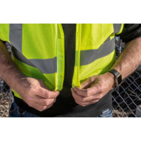 C.H. Hanson Reflective Safety Vest Green One Size Fits All