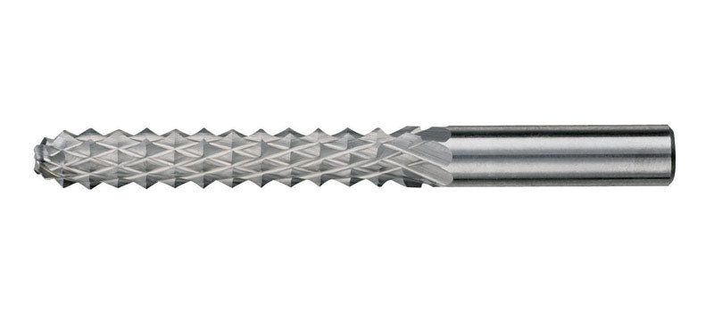 Rotozip DuraCut XB-DC1 Bit, 1/4 in Dia, 2-1/2 in L, 1 in L Flute, 1/4 in Dia Shank, Carbide