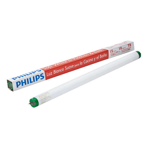 Philips Alto 15 W T8 1 in. D X 18 in. L Fluorescent Bulb Bright White Linear 3000 K 1 pk, Pack of 6