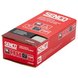 Senco L10BABR Medium Wire Staple Strip, 1/4 in W Crown, 5/8 in L Leg, 18 ga, Galvanized/Sencote