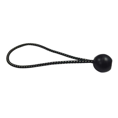 AHC Black Bungee Ball Cord 9 in. L X 0.2 in. 50 lb 1 pk, Pack of 50