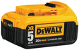 DEWALT 20V MAX Series DCB205 Battery Pack, 20 V Battery, 5 Ah, 90 min Charging