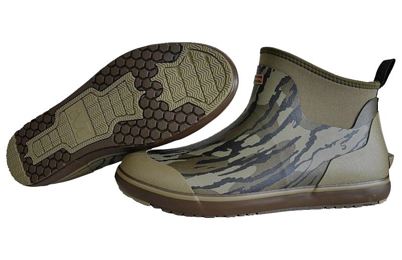 Muddy DV8 Series DCKBT-MOB-10D Deck Boots, 10, D W, Mossy Oak Bottomland, Neoprene Upper