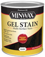 Minwax 660920000 Gel Stain, Black, Liquid, 1 qt Can