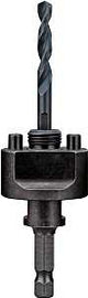 Milwaukee 49-56-7250 Hole Saw Arbor, 5/8-18 Thread, 3/8 in Shank, Hex Shank