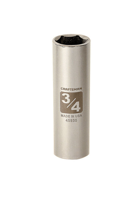 Craftsman 1/2 in. X 1/4 in. drive SAE 6 Point Shallow Socket 1 pc