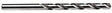 Irwin 81152 Jobber Drill Bit, 0.064 in Dia, 1-7/8 in OAL, Spiral Flute, 4-Flute, 0.064 in Dia Shank, Straight Shank