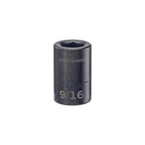 Craftsman 7/16 in. X 3/8 in. drive SAE 6 Point Standard Shallow Socket 1 pc