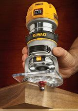 DEWALT DWP611 Compact Router with LED, 7 A, 16,000 to 27,000 rpm Load Speed, 1-1/2 in Max Stroke