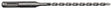 Irwin 322004 Hammer Drill Bit, 3/16 in Dia, 6 in OAL, Twist Flute, 1-Flute, 2 in Dia Shank, SDS Plus Shank