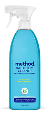 method 8 Bathroom Cleaner, 28 oz, Liquid, Herbaceous, Translucent