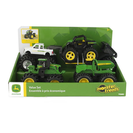 John Deere Toys 45621 Vehicle Set, 5 in L Dimensons, 3 years and Up