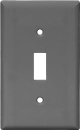 Eaton Wiring Devices 5134BK-SP Wallplate, 4-1/2 in L, 2-3/4 in W, 1 -Gang, Nylon, Black, High-Gloss