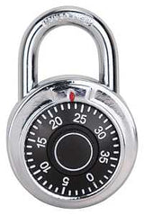 ProSource HD6147763-3L Padlock, Standard Shackle, 1/4 in Dia Shackle, 1-1/4 in H Shackle, Steel Shackle, Steel Body