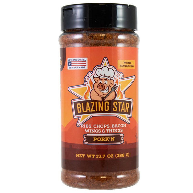 Blazing Star BZ00105-C Rub Seasoning, 13.7 oz