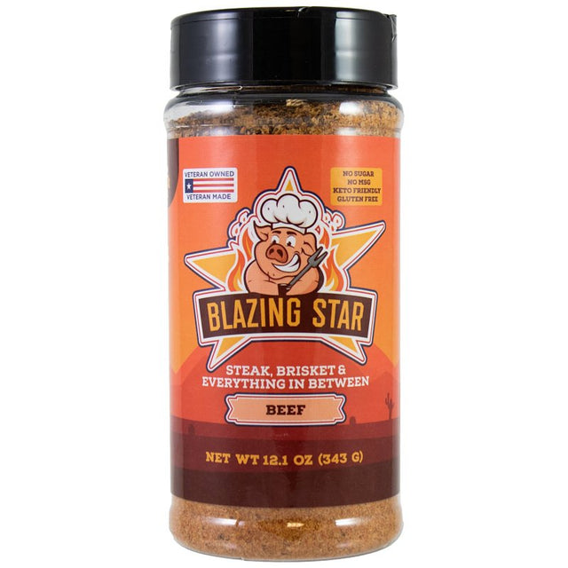 Blazing Star BZ00110-C Rub Seasoning, 12.1 oz