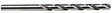 Irwin 81134 Jobber Drill Bit, 0.111 in Dia, 2-5/8 in OAL, Spiral Flute, 4-Flute, 0.111 in Dia Shank, Straight Shank