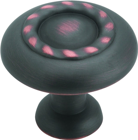 Amerock BP1585ORB Cabinet Knob, 1-1/16 in Projection, Traditional, 1-1/4 in, Zinc, Oil-Rubbed Bronze