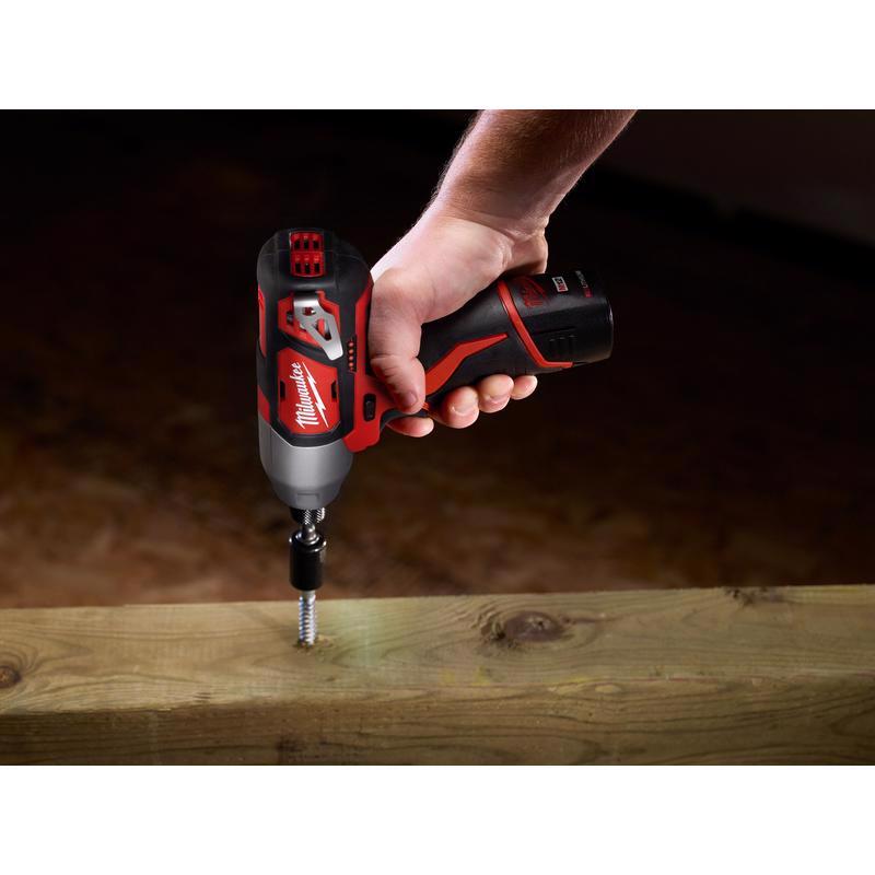Milwaukee M12 1/4 in. Cordless Brushed Impact Driver Kit (Battery & Charger)