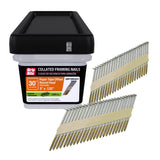 Grip-Rite 3 in. L X 11 Ga. Angled Strip Hot-Dip Galvanized Framing Nails 30 deg 1000 pk