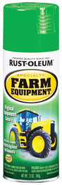 Rust-Oleum 7435830 Enamel Spray Paint, Gloss, Green, 12 oz Can