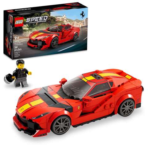 LEGO Speed Champions Ferrari Race Car Plastic Multicolored 261 pc