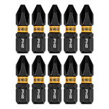 DeWalt FlexTorq Phillips #2 X 1 in. L Insert Bit Steel 10 pc