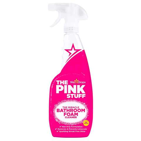 The Pink Stuff Fruity Scent Bathroom Cleaner Foam 25.4 oz, Pack of 10