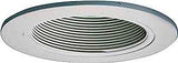 Halo Coilex 993W Baffle Trim Ring, Aluminum Body, White