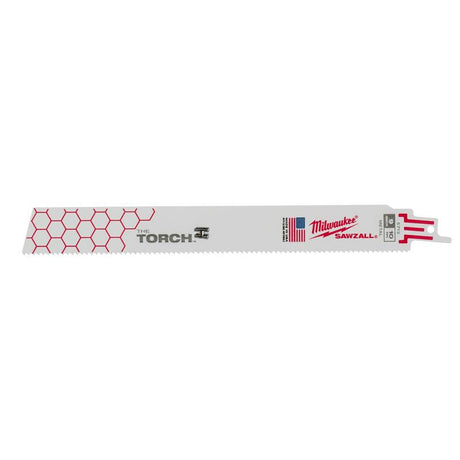 Milwaukee The Torch 9 in. Metal Demo Reciprocating Saw Blade 10 TPI 1 pk, Pack of 10