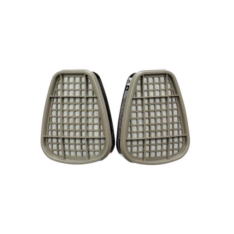 3M N95 Sanding and Lead Paint Removal Replacement Cartridge 6000 Gray 1 pair