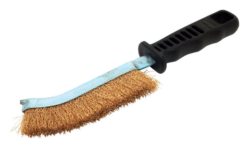 Forney 10.5 in. L X 2.25 in. W Scratch Brush Brass 1 pc