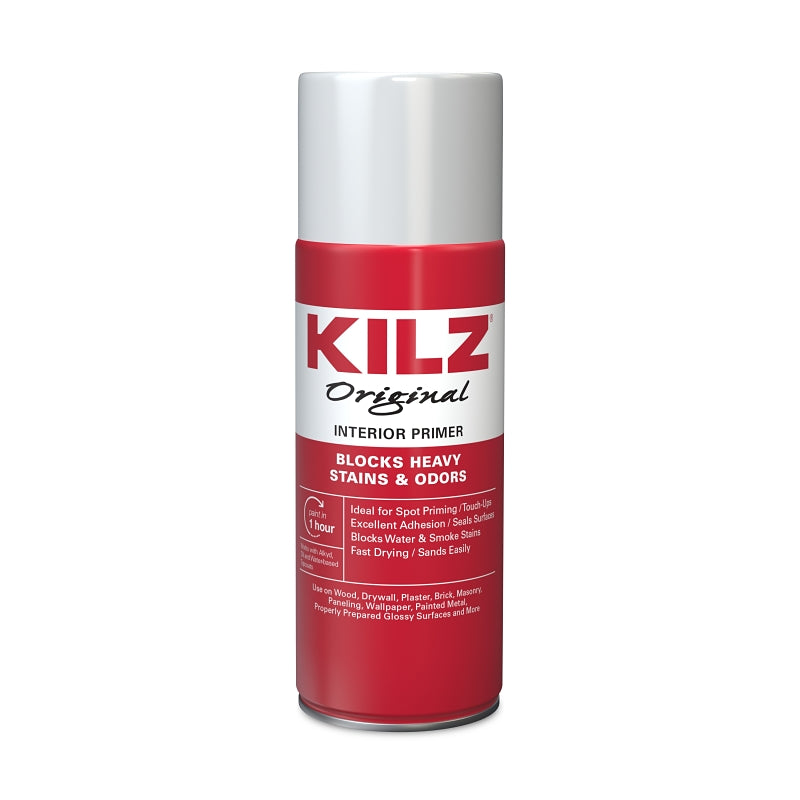 Kilz 10004 Primer, 20 to 25 sq-ft Coverage Area, White, 13 oz