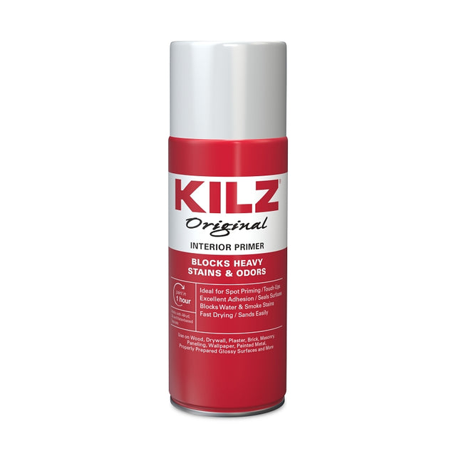 Kilz 10004 Primer, 20 to 25 sq-ft Coverage Area, White, 13 oz